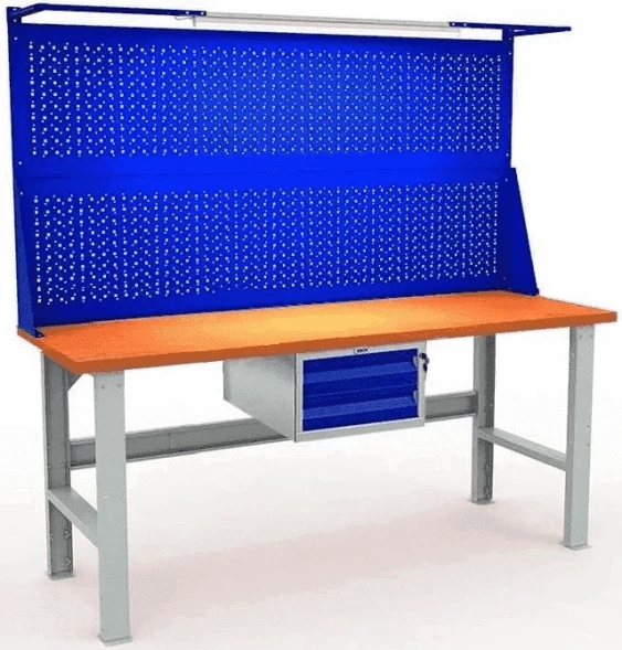 Верстак с перфопанелью усиленный W200.F2/F2.121