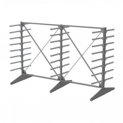 Стеллаж консольный двухсторонний Sortex 1920х3221х1280 8 ярусов