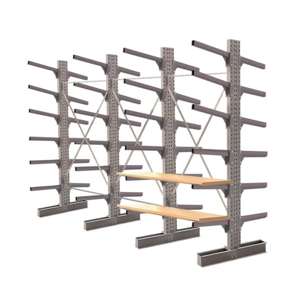 Стеллаж консольный двухсторонний КЛр 2500х4768х1700 (800) 6 ярусов