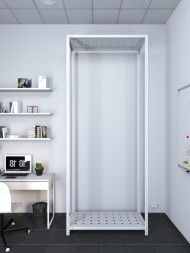 Стеллаж ТС Лайт 3000х1000х300 с 2 перфорированными полками