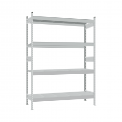 Стеллаж СТ-023 2200х1800х800 с 4 ярусами (рамы и настил - окрас)