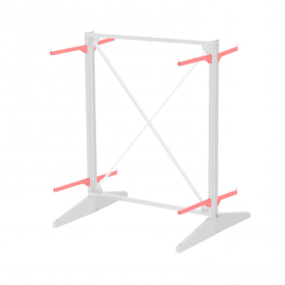 Стеллаж консольный двухсторонний Sortex 1920х1634х1280 2 яруса