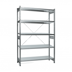 Стеллаж СТ-031 цинк 1855х1300х800 5 полок до 200 кг