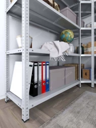 Стеллаж угловой МС 1800х1700х1700/500 мм 5 ярусов