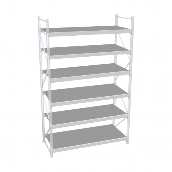 Стеллаж СТ-051 2500х1200х650 с 6 ярусами