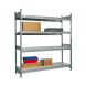 Стеллаж СТ-023 2500х1500х600 с 4 ярусами (рамы и настил - окрас)