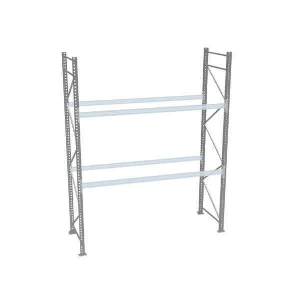 Стеллаж палетный ДиКом СП 3000х2250х1000 с 2 ярусами до 4500 кг / до 2250 кг на паллет П-110