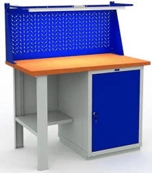 Верстак Практик в сарай модульный W120.F2/WS1.011