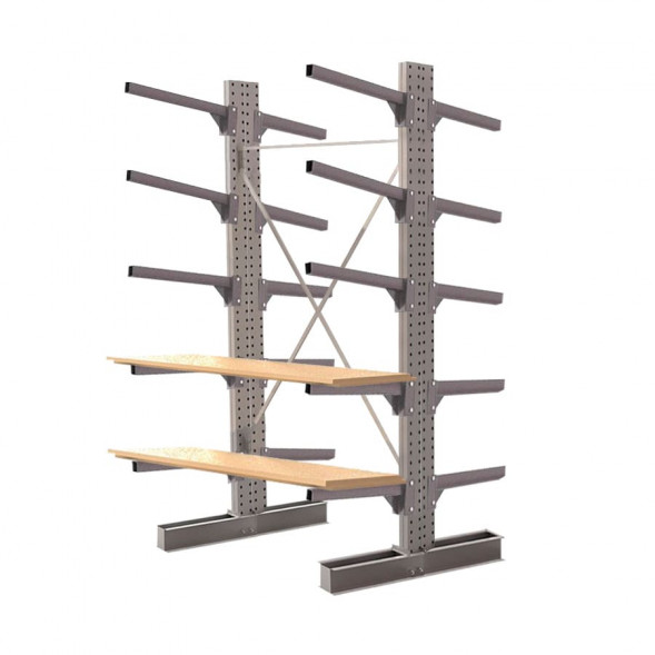 Стеллаж консольный двухсторонний КЛр 2500х1634х1700 (800) 5 ярусов