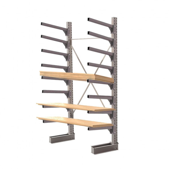 Стеллаж консольный односторонний КСр 2500х1696х960 8 ярусов