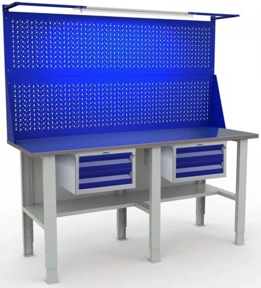 Верстак Практик большой производственный W200.F2/F2/F2.221.W