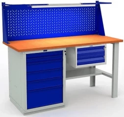 Верстак для балкона с подвесным ящиком W160.WS6/F2.111