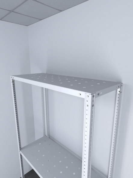 Стеллаж ТС Лайт 2000х1200х400 с 3 перфорированными полками