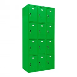 Шкаф сумочница металлический зеленый