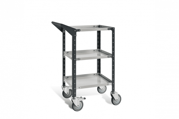 Тележка грузовая ДиКом ВЛТ-010, RAL 7038/7016