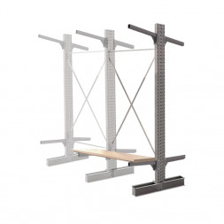 Стеллаж консольный двухсторонний КСр 2500х1696х1600 2 яруса ДС