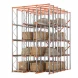 Стеллаж набивной паллетный 7000х4540х6000 мм 3 линии 3 яруса