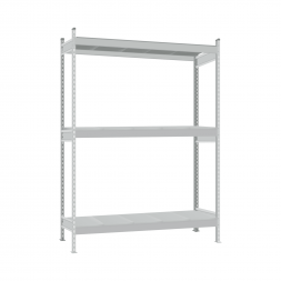 Стеллаж СТ-023 1800х1500х800 с 3 ярусами (рамы и настил - окрас)