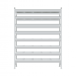 Стеллаж СТ-023 2500х1500х600 с 8 ярусами (рамы и настил - окрас)