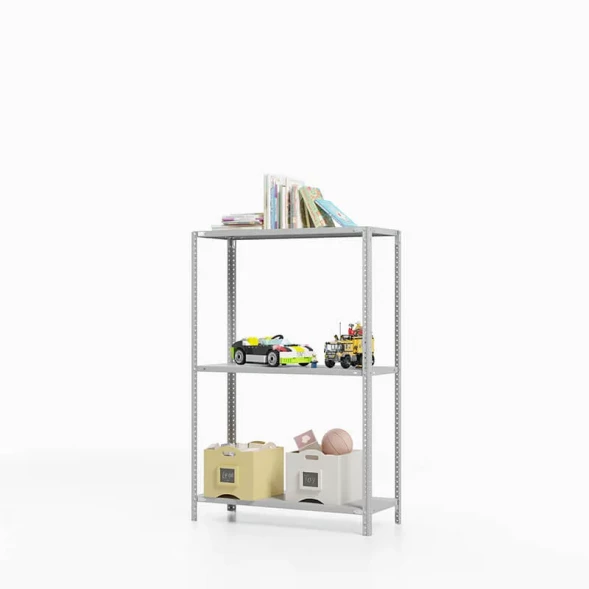 Стеллаж ТС-Лайт 1800х1000х400 с 3 сплошными полками