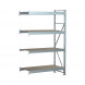 Стеллаж SGR-V 2500х1200х1000 4 яруса (рамы, балки, настил - цинк) ДС