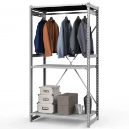 Стеллаж металлический ГТС Универсал, 2000x1000x500 мм.Штанги: 1шт. Полки: метал. усил. 3 шт. (ТСУ 20100532ш1)