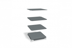 Кассетница поворотная ДиКом К-01 ESD без кассет, комплект