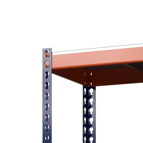 Стеллаж металлический Профи-Т 2000x1845x1005 мм. Ярусы: оцинк. мет.  3 шт. (Т-160/L M/3)