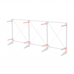 Стеллаж консольный односторонний Sortex 1920х4808х720 2 яруса