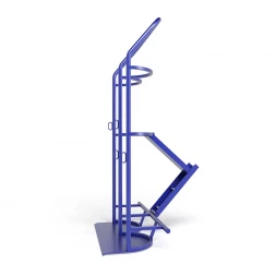 Тележка для перевозки двух газовых баллонов ГБ 2 г/п 220 кг. без колес