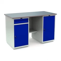 Верстак с полками рабочий модульный WT140.WD2/WD1.000