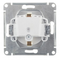 Розетка ATLASDESIGN с заземлением 16А механизм грифель ATN000743