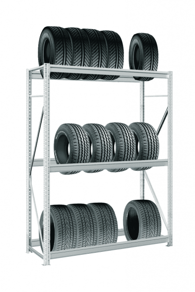 Стеллаж MS Pro Z для колес 2000х1500х400 мм 3 яруса