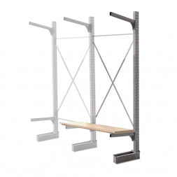 Стеллаж консольный односторонний КСр 2500х1696х960 2 яруса ДС