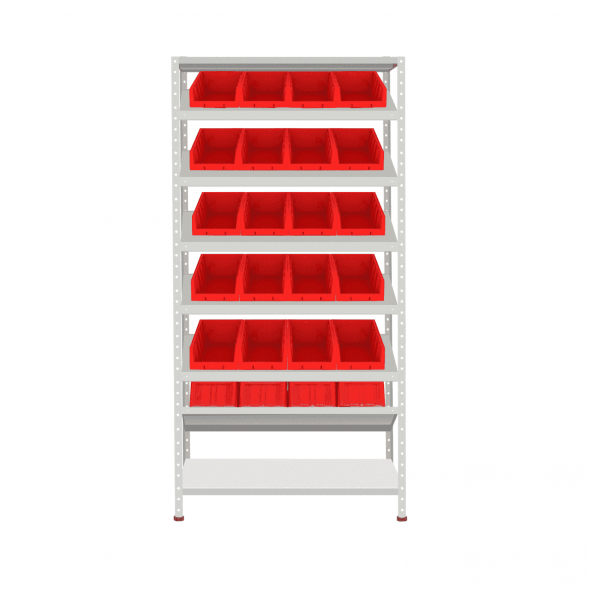 Стеллаж СТ-012 ESD 2000х1000х500 с 6 наклонными полками