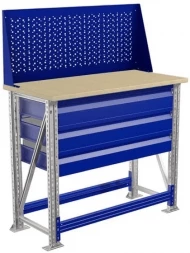 Верстак Практик металлический M100.MF1/MF1.310 1000 мм