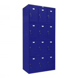 Шкаф сумочница металлический синий