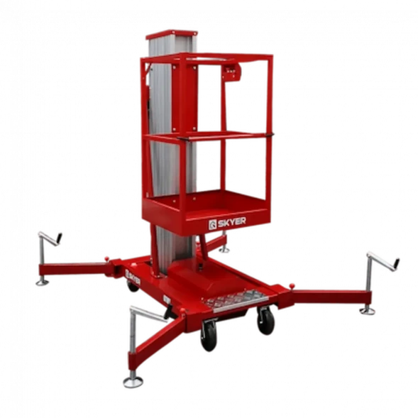 Подъемник одномачтовый несамоходный электрический SKYER GTWY6-100 DC