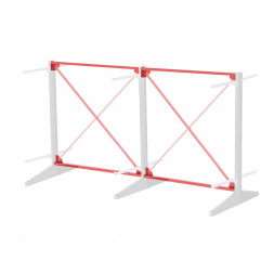 Стеллаж консольный двухсторонний Sortex 1920х3221х1280 2 яруса