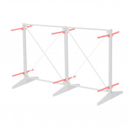 Стеллаж консольный двухсторонний Sortex 1920х3221х1280 2 яруса