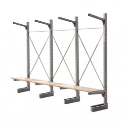 Стеллаж консольный односторонний КСр 2500х4392х960 2 яруса