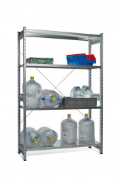 Стеллаж СТ-031 цинк 2491х1300х800 4 полки до 200 кг