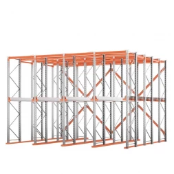 Стеллаж набивной паллетный 4000х6020х5000 мм 4 линии, 1 ярус