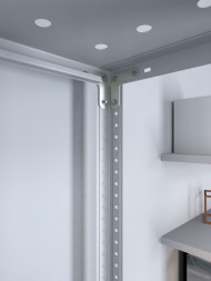 Стеллаж ТС Лайт 1500х700х400 с 4 перфорированными полками