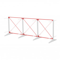 Стеллаж консольный двухсторонний Sortex 1920х4808х1280 2 яруса