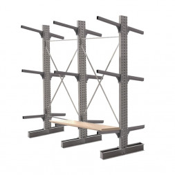 Стеллаж консольный двухсторонний КСр 2500х3294х1600 3 яруса