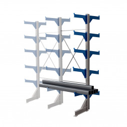 Стеллаж консольный двухсторонний КТр 4000х1740х2200 (1000) 5 ярусов ДС