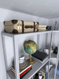 Стеллаж угловой МС 2200х1700х1700/500 мм 4 яруса