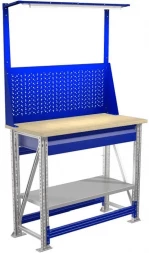 Верстак мини с подвесным ящиком усиленный M100.MF1/MF1.111.W