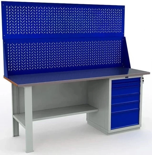 Верстак металлический для квартиры большой W200.F2/WS6.020.W